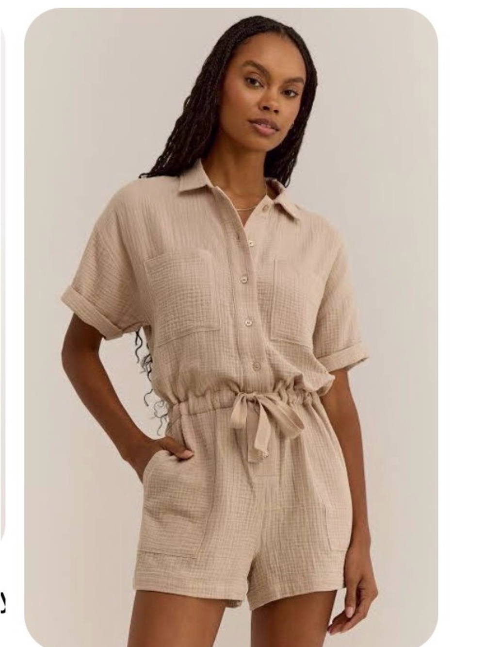 Z Supply Lookout Gauze Romper